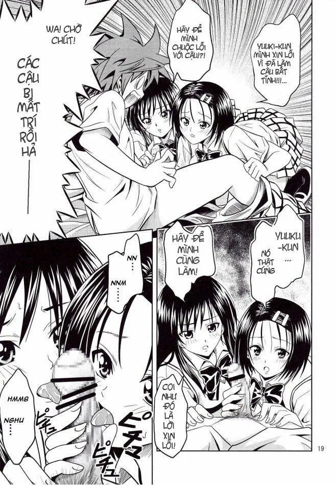 HentaiVN.net - Ảnh 19 - Anoko-tachi ga Taihen na Koto ni Nattemasu (To Love-Ru) - Chap 1