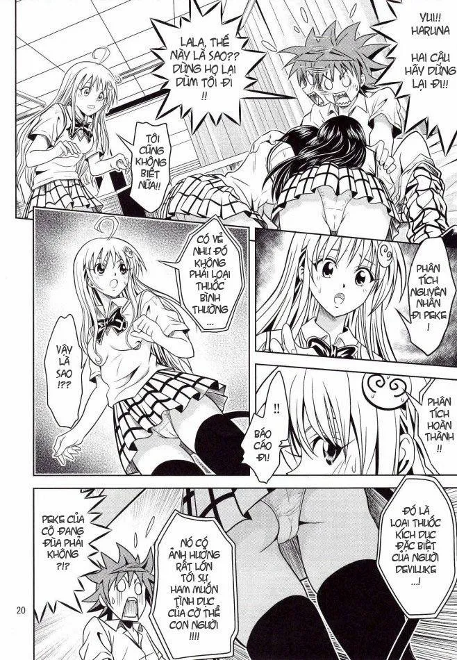 HentaiVN.net - Ảnh 20 - Anoko-tachi ga Taihen na Koto ni Nattemasu (To Love-Ru) - Chap 1