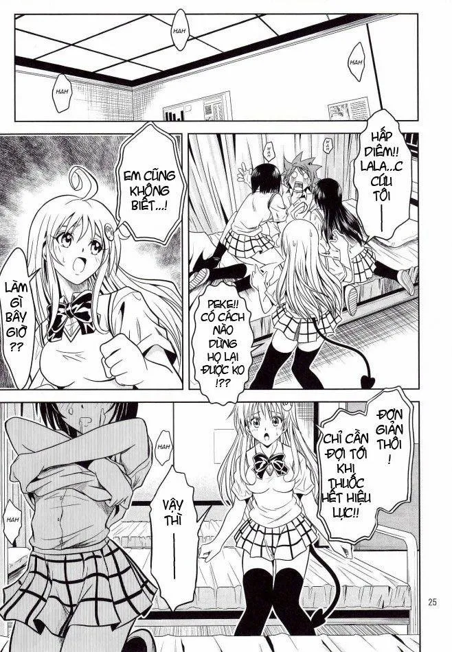 HentaiVN.net - Ảnh 25 - Anoko-tachi ga Taihen na Koto ni Nattemasu (To Love-Ru) - Chap 1