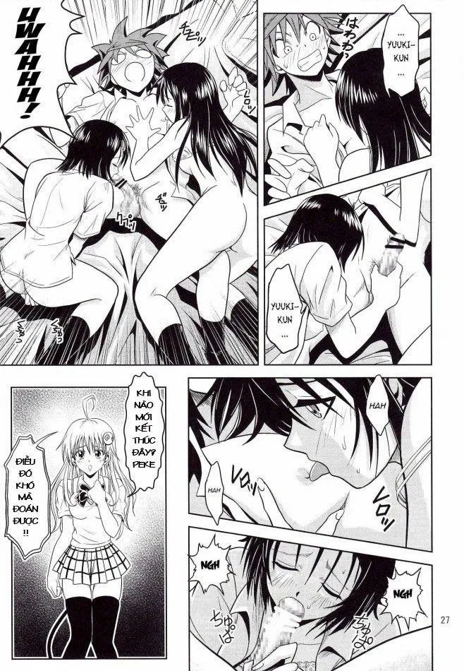 HentaiVN.net - Ảnh 27 - Anoko-tachi ga Taihen na Koto ni Nattemasu (To Love-Ru) - Chap 1