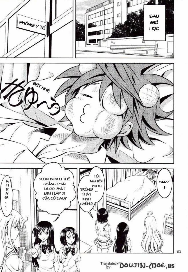 HentaiVN.net - Ảnh 3 - Anoko-tachi ga Taihen na Koto ni Nattemasu (To Love-Ru) - Chap 1