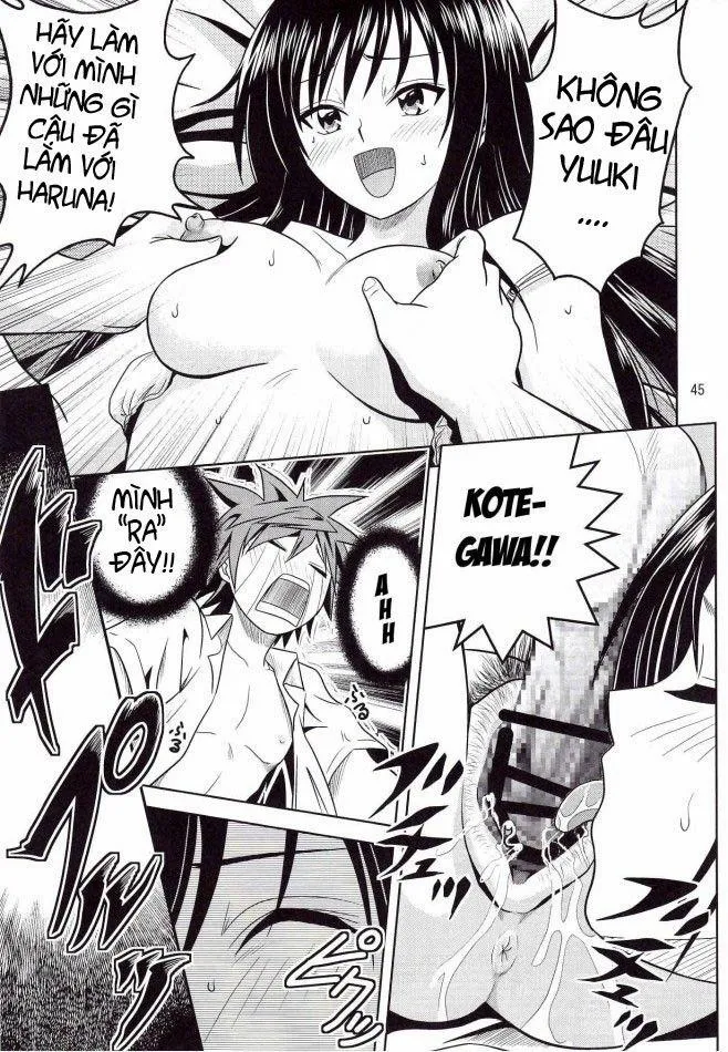 HentaiVN.net - Ảnh 45 - Anoko-tachi ga Taihen na Koto ni Nattemasu (To Love-Ru) - Chap 1