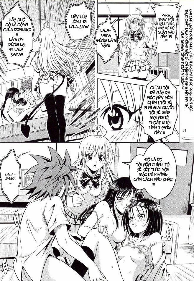 HentaiVN.net - Ảnh 51 - Anoko-tachi ga Taihen na Koto ni Nattemasu (To Love-Ru) - Chap 1