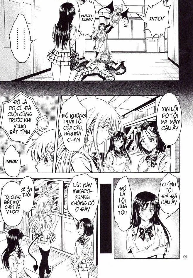 HentaiVN.net - Ảnh 9 - Anoko-tachi ga Taihen na Koto ni Nattemasu (To Love-Ru) - Chap 1
