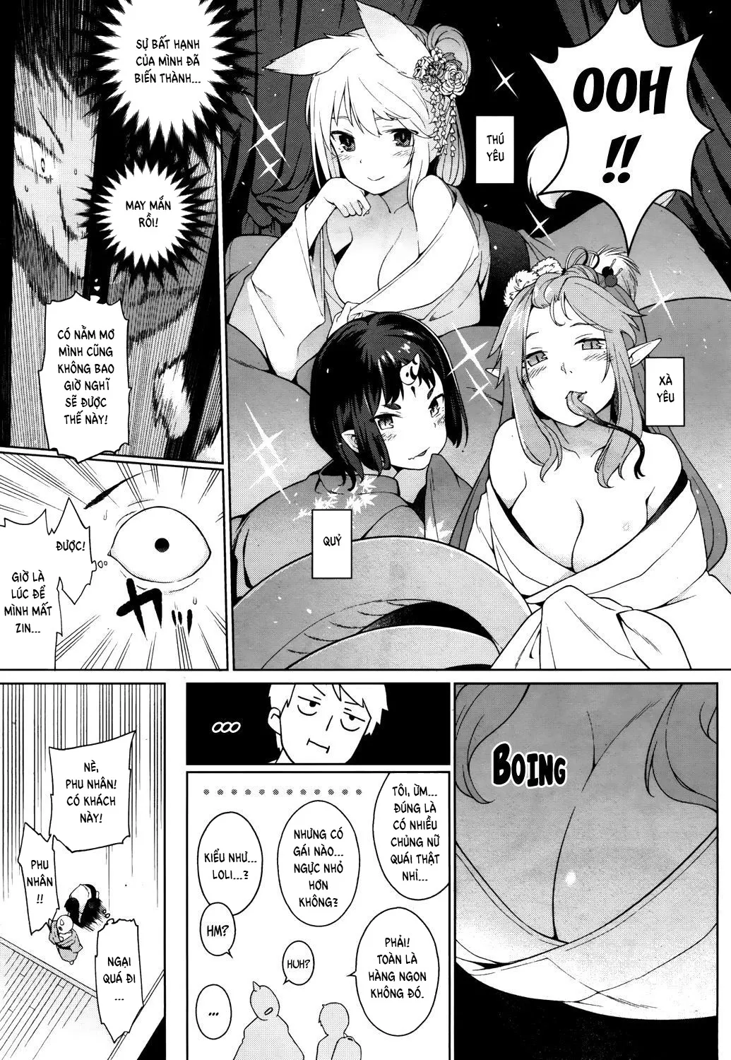 HentaiVN.net - Ảnh 4 - My First Time at the (Lolibabaa) Red Light District [Hatsutaiken wa (Lolibabaa) Yuukaku de] - Chap 1