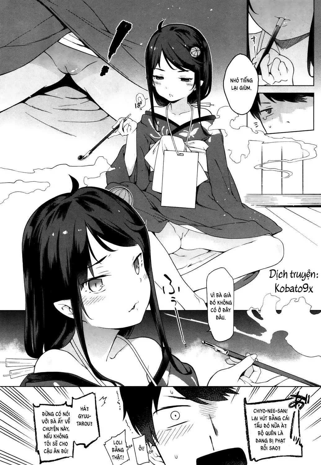 HentaiVN.net - Ảnh 5 - My First Time at the (Lolibabaa) Red Light District [Hatsutaiken wa (Lolibabaa) Yuukaku de] - Chap 1