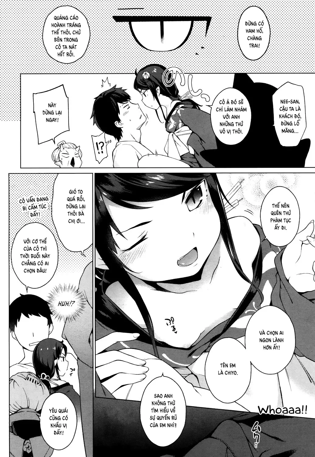 HentaiVN.net - Ảnh 7 - My First Time at the (Lolibabaa) Red Light District [Hatsutaiken wa (Lolibabaa) Yuukaku de] - Chap 1