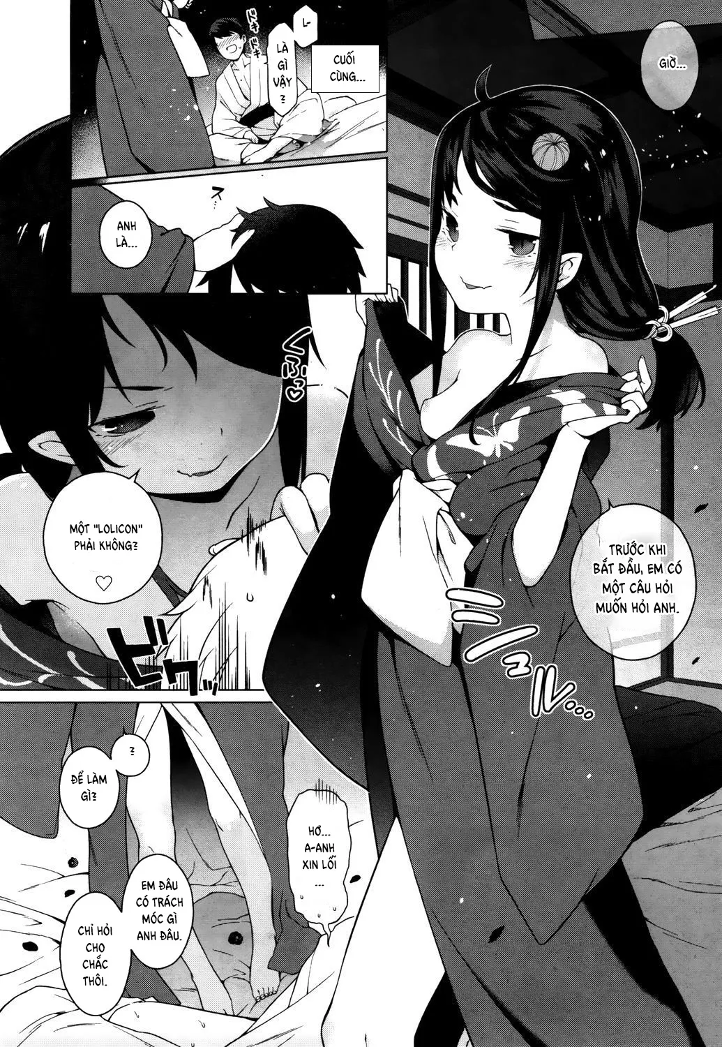 HentaiVN.net - Ảnh 9 - My First Time at the (Lolibabaa) Red Light District [Hatsutaiken wa (Lolibabaa) Yuukaku de] - Chap 1