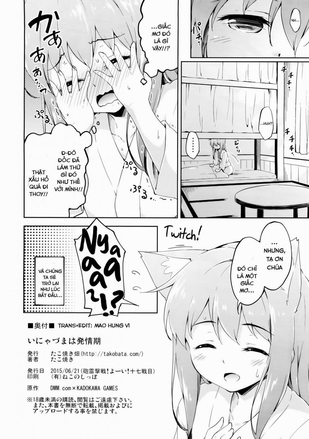 HentaiVN.net - Ảnh 24 - Inyaduma wa Hatsujouki - Inyaduma is in Estrus (Kantai Collection -KanColle-) - Chap 1