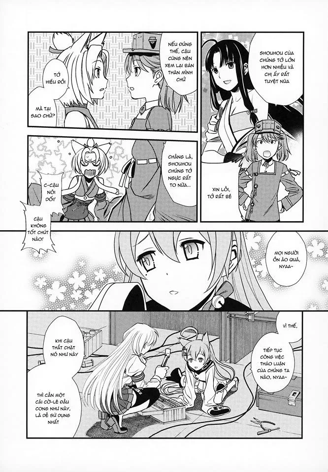HentaiVN.net - Ảnh 4 - Azukan! (Kantai Collection, KanColle X Azur Lane ) [あずかん!] - Chap 1