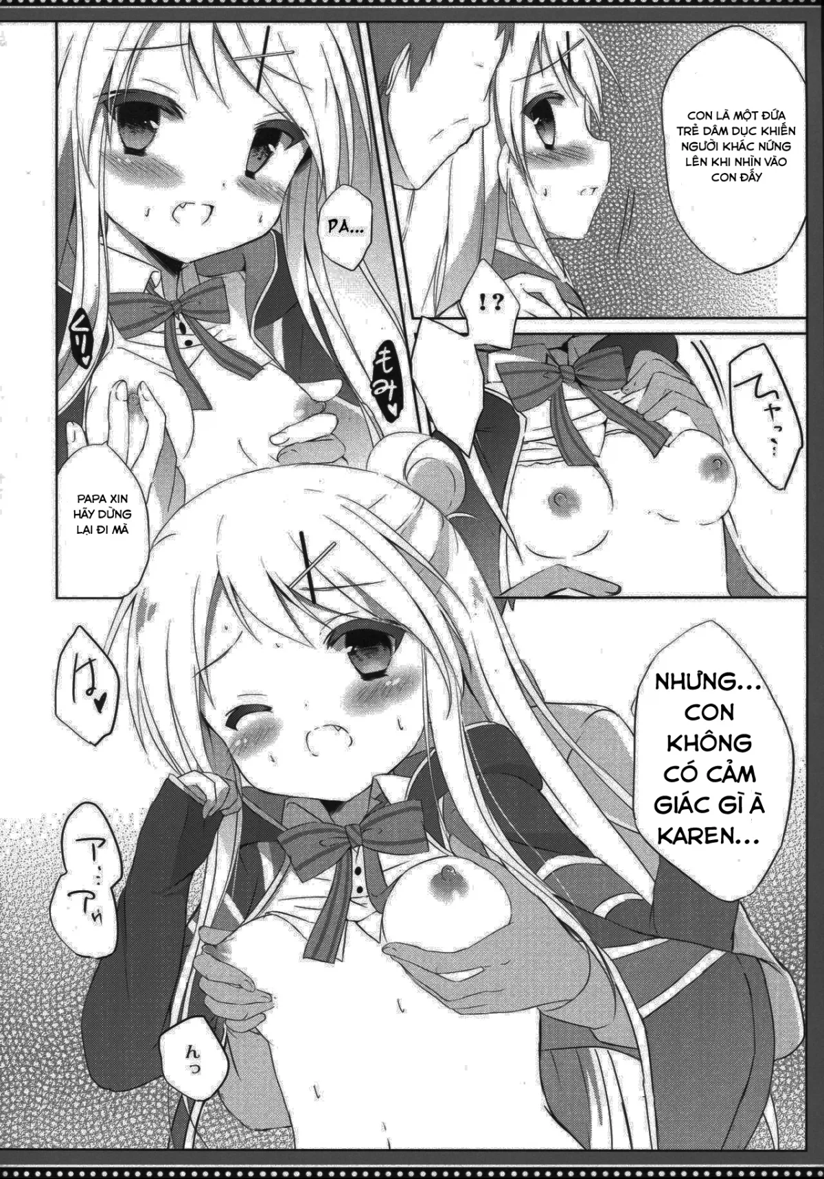 HentaiVN.net - Ảnh 10 - Karen yêu dấu (Kiniro Mosaic) [カレンコンプレックス] - Chap 1