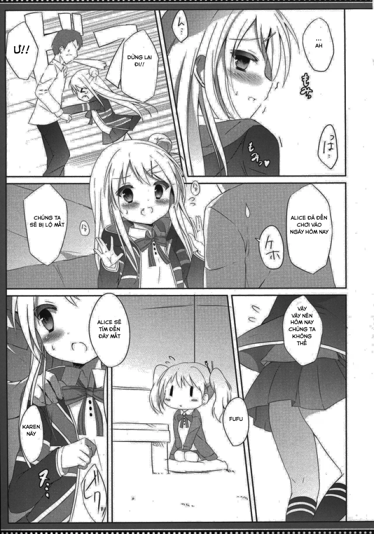 HentaiVN.net - Ảnh 9 - Karen yêu dấu (Kiniro Mosaic) [カレンコンプレックス] - Chap 1
