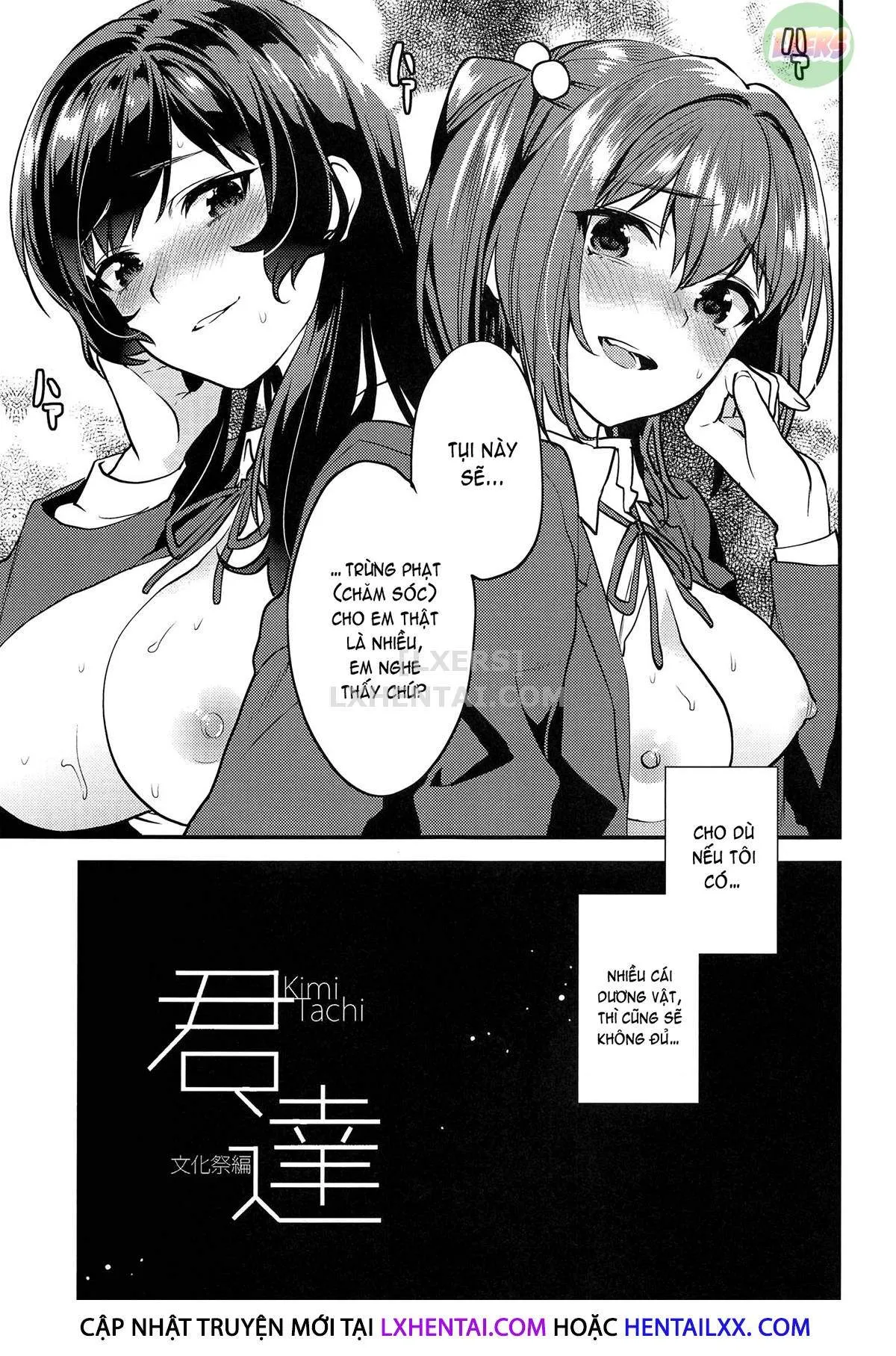 HentaiVN.net - Ảnh 3 - You Two -School Festival Edition- [Kimitachi-Bunkasai hen] - Chap 1