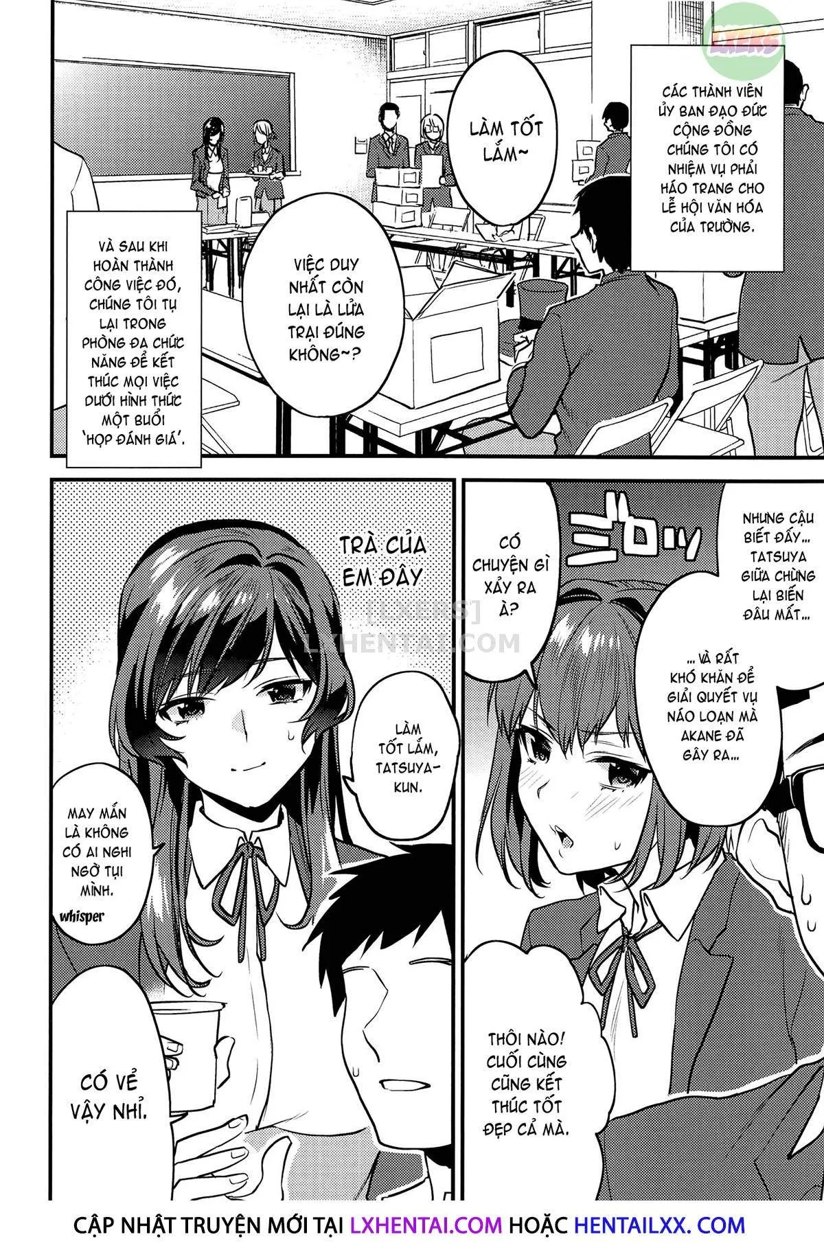 HentaiVN.net - Ảnh 4 - You Two -School Festival Edition- [Kimitachi-Bunkasai hen] - Chap 1