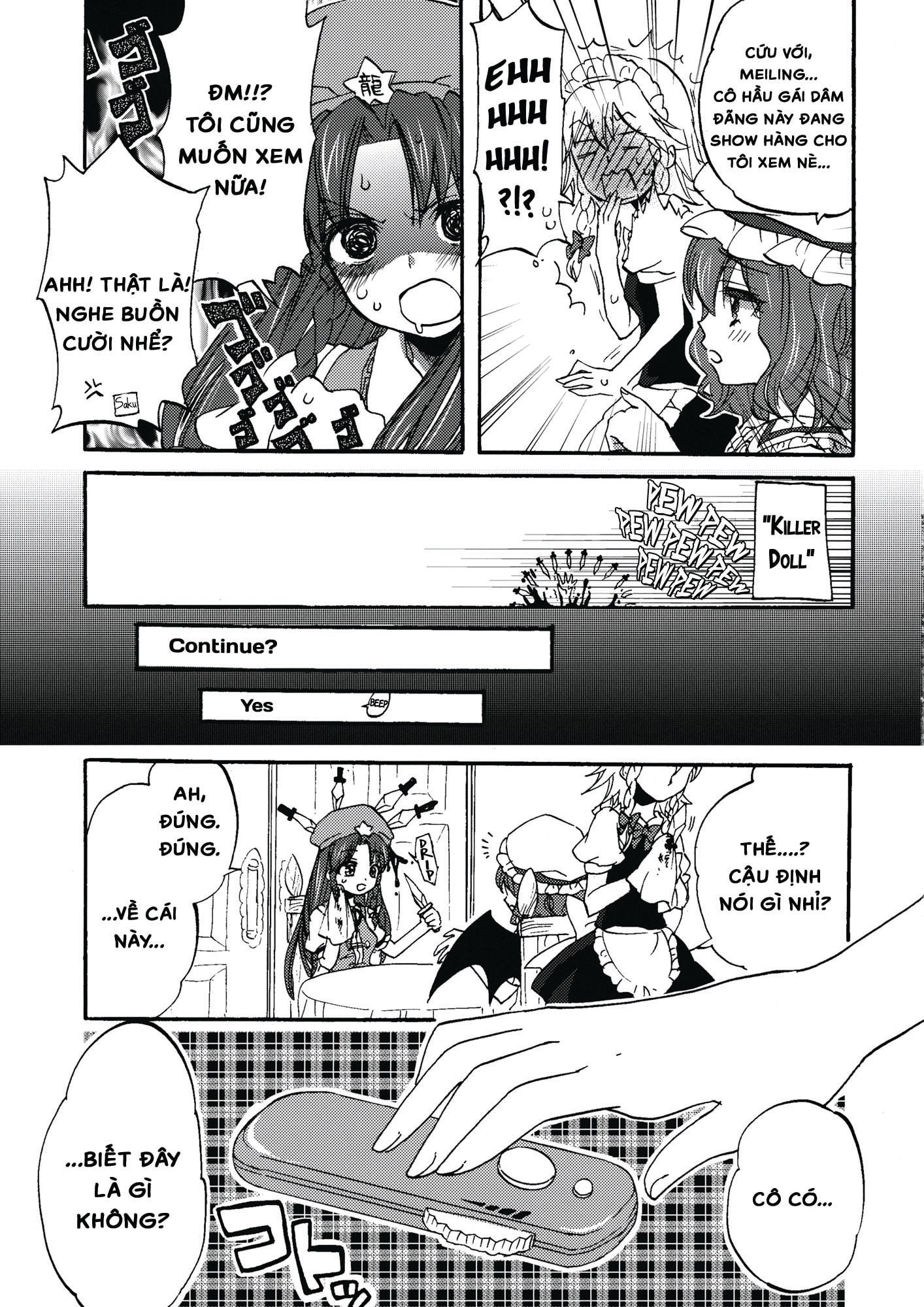 HentaiVN.net - Ảnh 11 - Let's Play Outside! (Touhou Project) [Osoto De Asobimasho!] - Chap 1