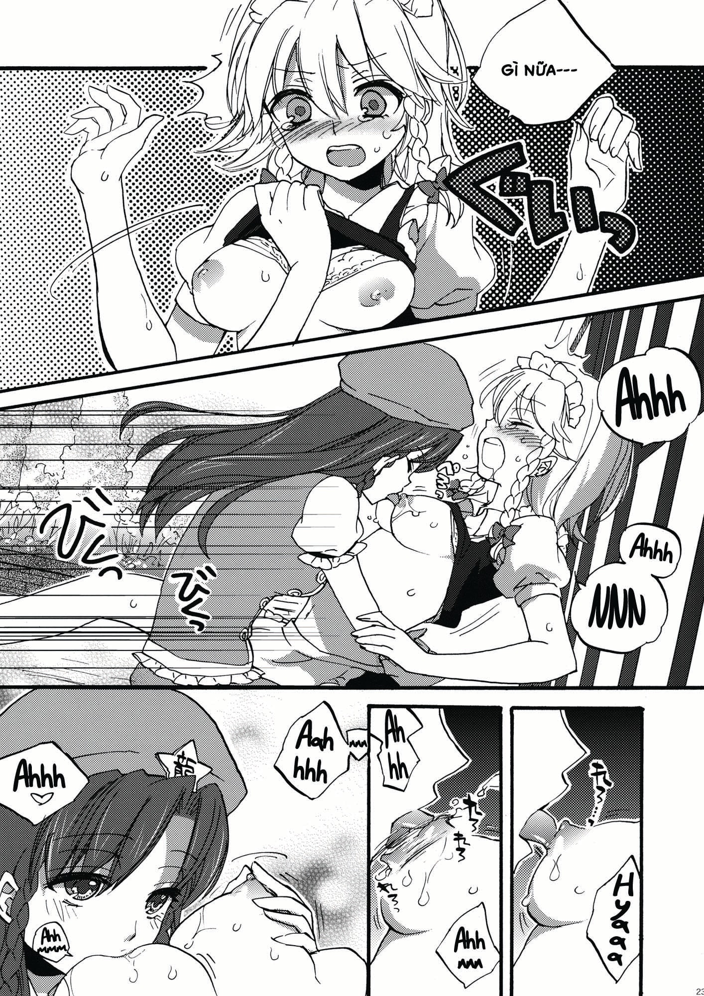 HentaiVN.net - Ảnh 23 - Let's Play Outside! (Touhou Project) [Osoto De Asobimasho!] - Chap 1