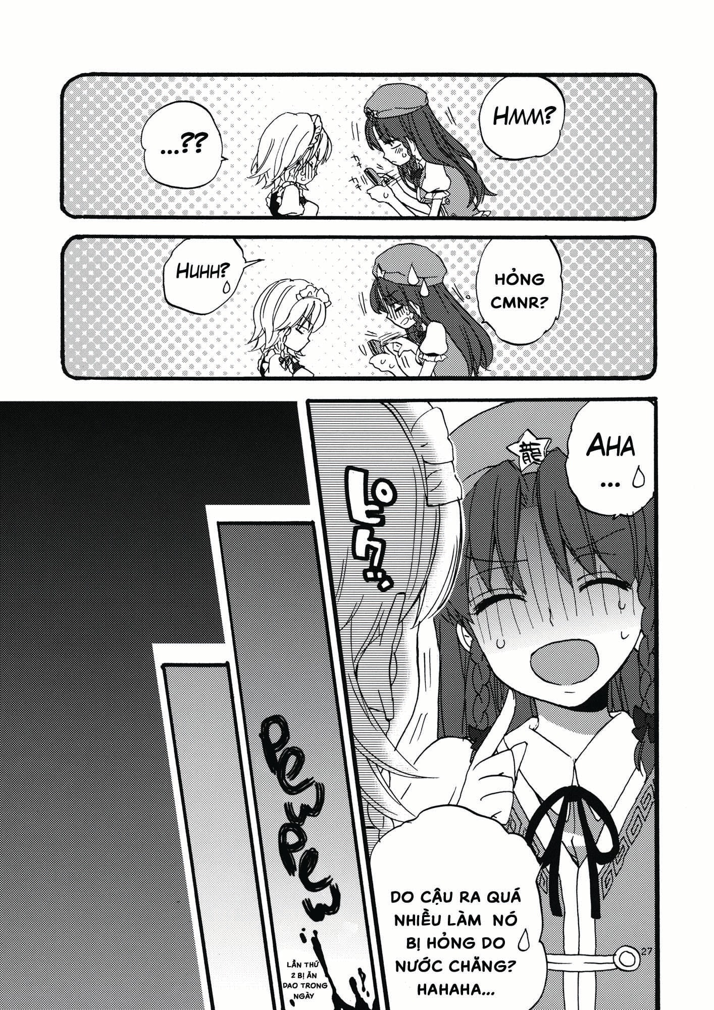 HentaiVN.net - Ảnh 27 - Let's Play Outside! (Touhou Project) [Osoto De Asobimasho!] - Chap 1