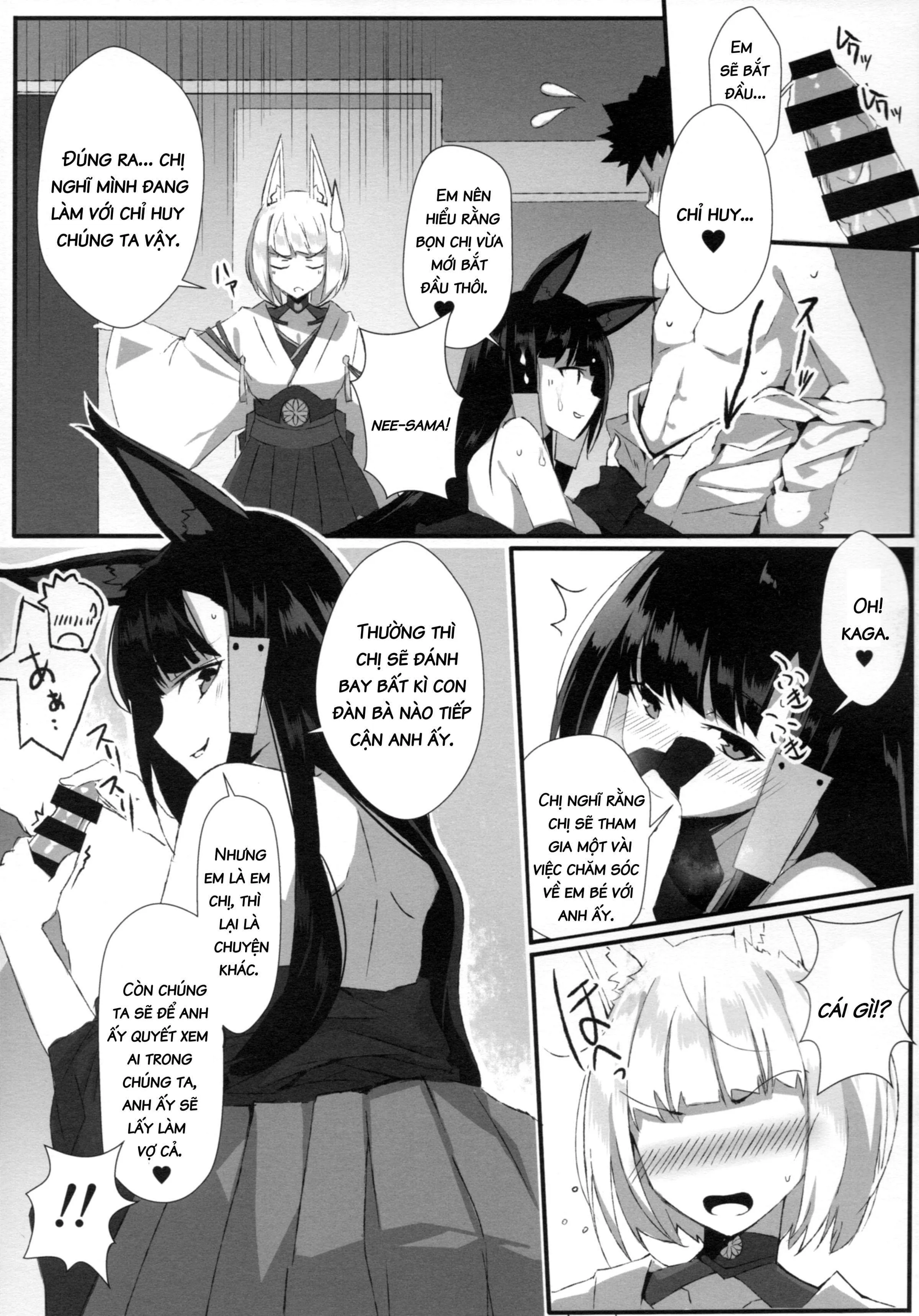 HentaiVN.net - Ảnh 7 - The Sakura Empire's Crimson and White Affair (Azur Lane) [重桜の紅白艶情事 (アズールレーン)] - Chap 1