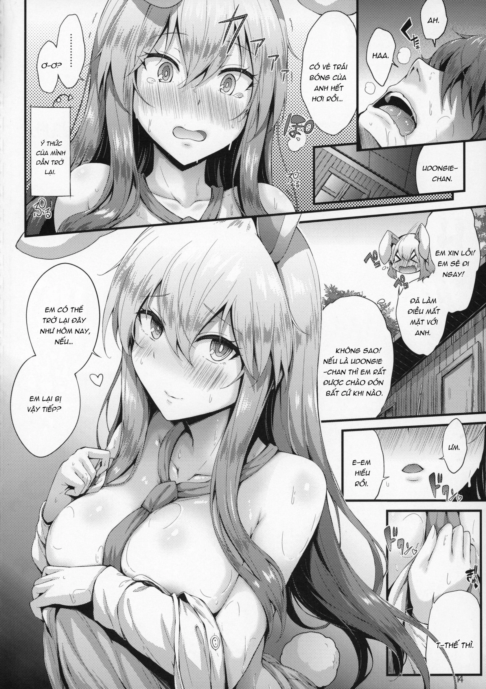 HentaiVN.net - Ảnh 14 - Midare Usagi (Touhou Project) [みだれうさぎ (東方Project)] - Chap 1