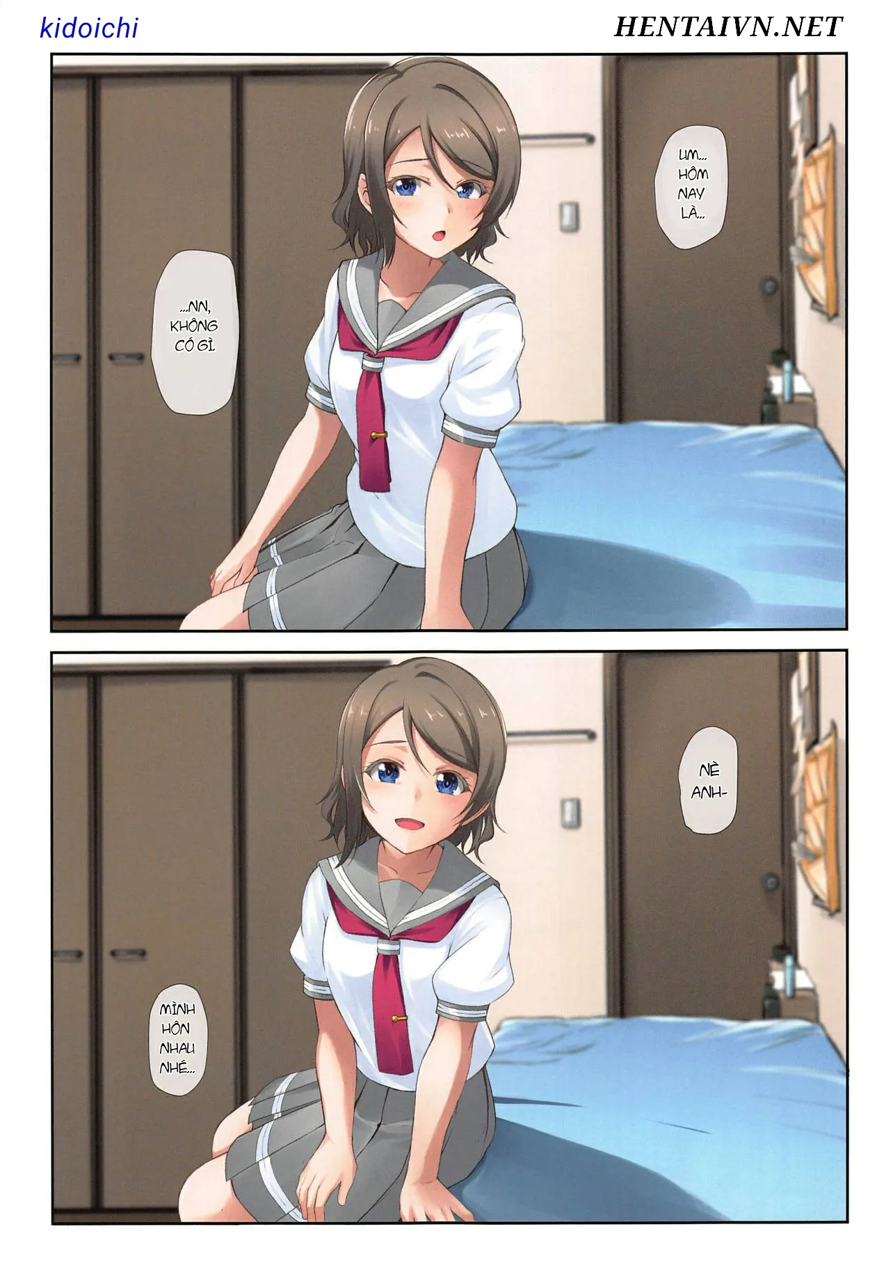 HentaiVN.net - Ảnh 5 - Diệu Nhật (Love Live! Sunshine!!) [Youbi | Day of the Week (Love Live! Sunshine!!); 曜日 (ラブライブ! サンシャイン!!)] - Chap 1