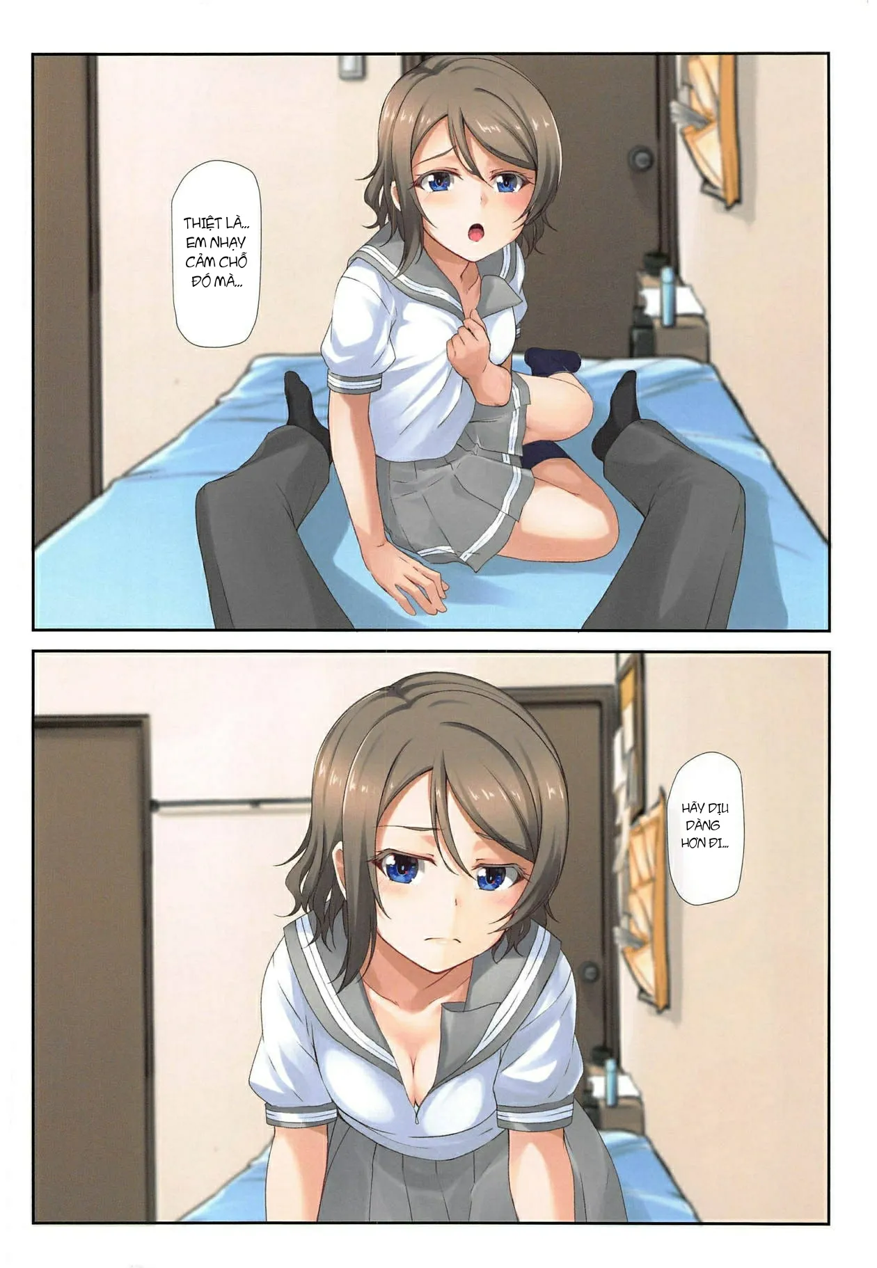 HentaiVN.net - Ảnh 8 - Diệu Nhật (Love Live! Sunshine!!) [Youbi | Day of the Week (Love Live! Sunshine!!); 曜日 (ラブライブ! サンシャイン!!)] - Chap 1