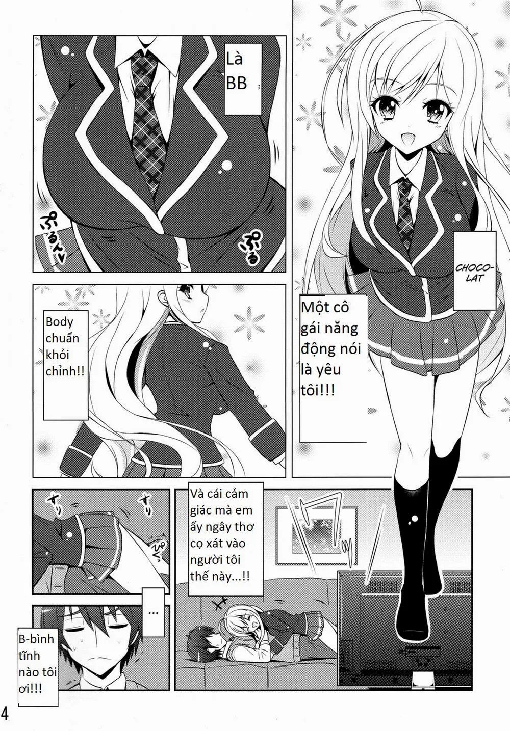 HentaiVN.net - Ảnh 4 - Chocolat to Full Course (Ore No Nounai Sentakushi Ga Gakuen Love Comedy Wo Zenryoku De Jama Shiteiru) - Chap 1