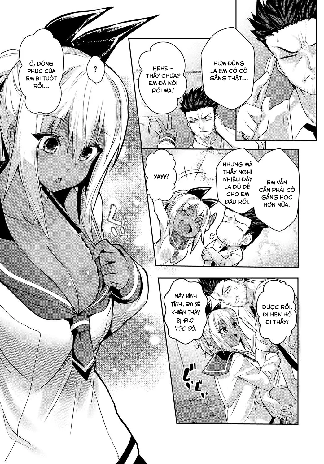 HentaiVN.net - Ảnh 4 - Cô nàng rám nắng! [Sunburst Girl! (COMIC Anthurium 2019-02) [Digital]] - Chap 1