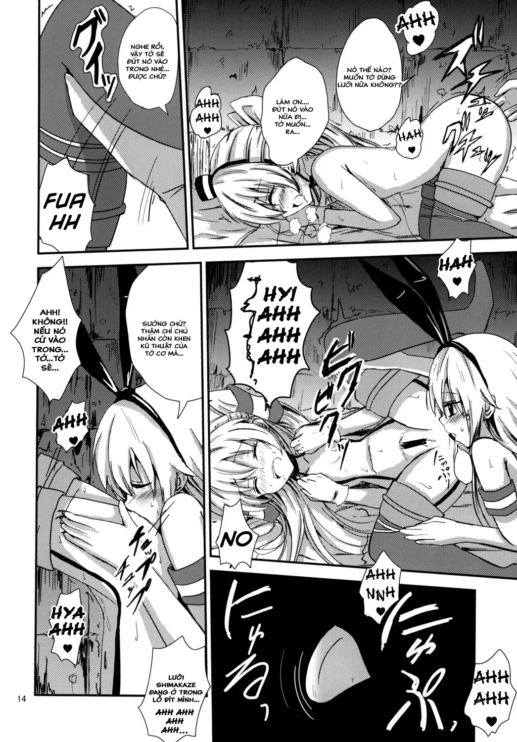 HentaiVN.net - Ảnh 16 - Kuubo Wo-Kyuu-chan no Shimakaze Yuri Dorei Choukyou ~Amatsukaze-chan to Issho Hen~ (Kantai Collection -KanColle-) [空母ヲ級ちゃんの島風百合奴隷調教～天津風ちゃんと一緒編～] - Chap 1