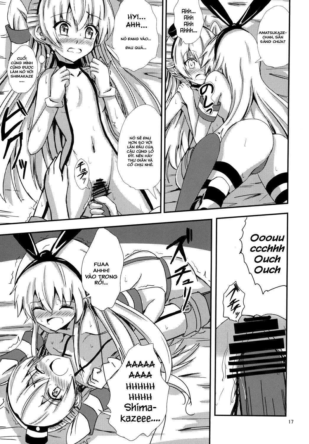 HentaiVN.net - Ảnh 19 - Kuubo Wo-Kyuu-chan no Shimakaze Yuri Dorei Choukyou ~Amatsukaze-chan to Issho Hen~ (Kantai Collection -KanColle-) [空母ヲ級ちゃんの島風百合奴隷調教～天津風ちゃんと一緒編～] - Chap 1
