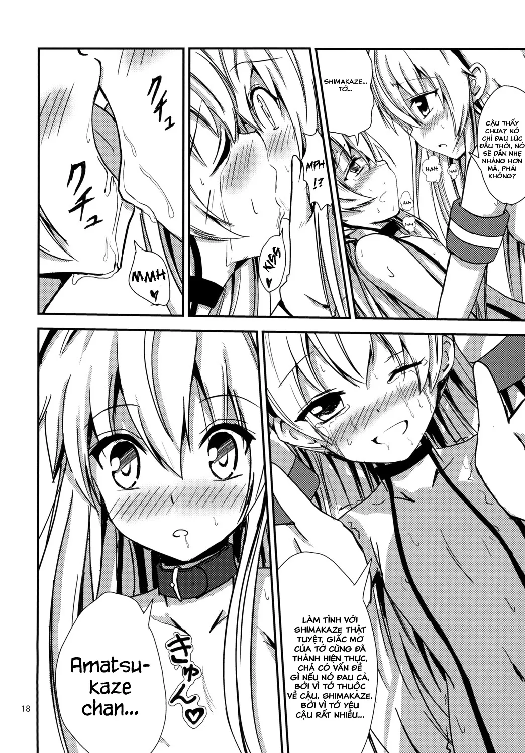 HentaiVN.net - Ảnh 20 - Kuubo Wo-Kyuu-chan no Shimakaze Yuri Dorei Choukyou ~Amatsukaze-chan to Issho Hen~ (Kantai Collection -KanColle-) [空母ヲ級ちゃんの島風百合奴隷調教～天津風ちゃんと一緒編～] - Chap 1