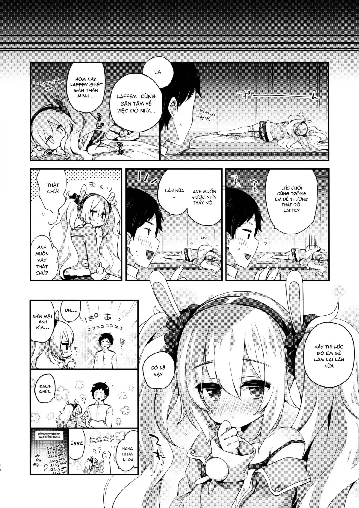 HentaiVN.net - Ảnh 19 - Kyou No Laffey Wa Suggoku Onemu Da Yo - Chap 1