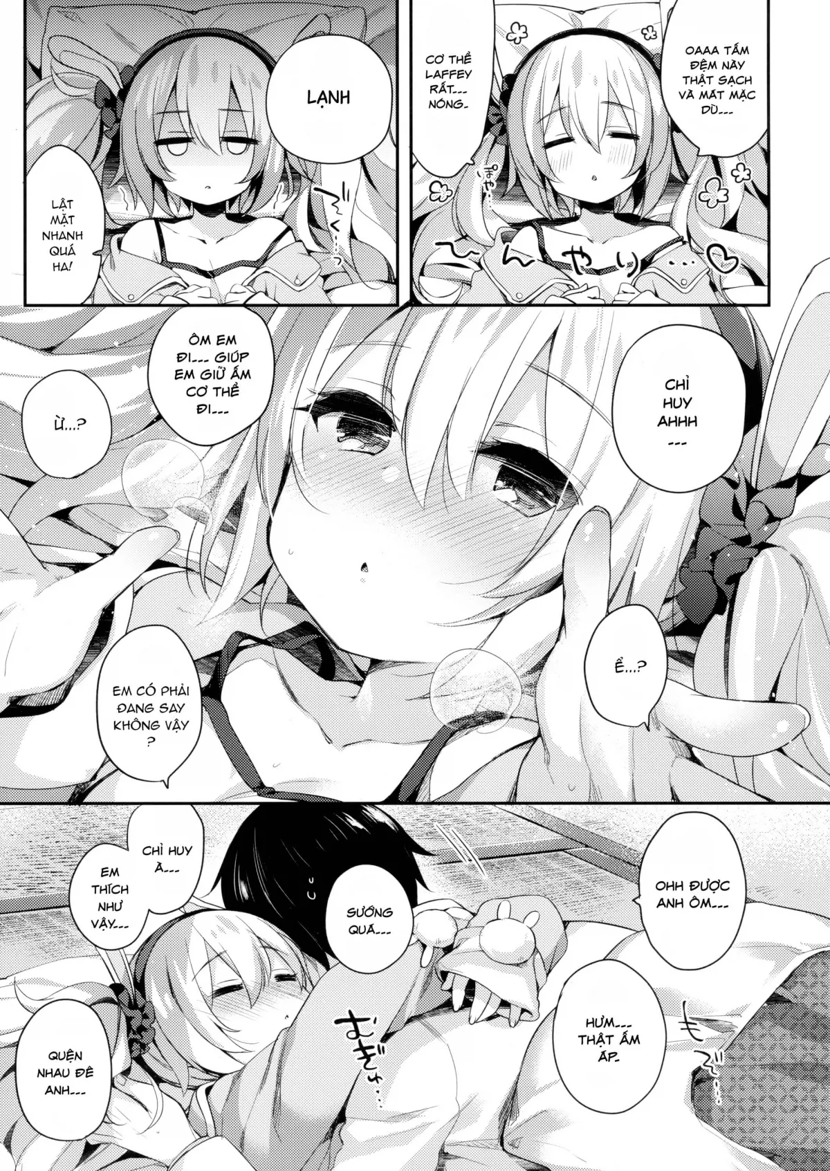 HentaiVN.net - Ảnh 6 - Kyou No Laffey Wa Suggoku Onemu Da Yo - Chap 1