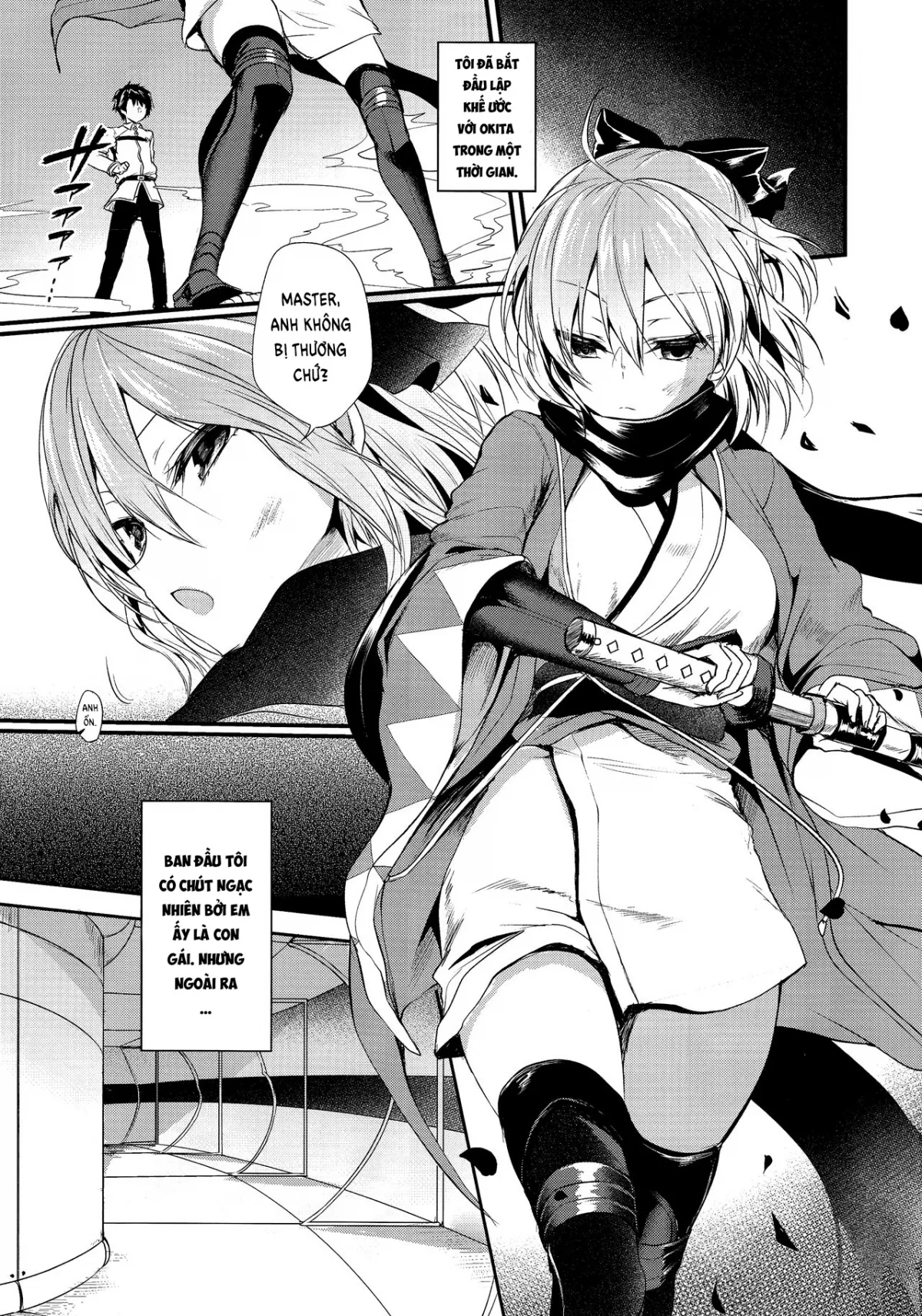HentaiVN.net - Ảnh 4 - Torokeru Okita-san - Chap 1
