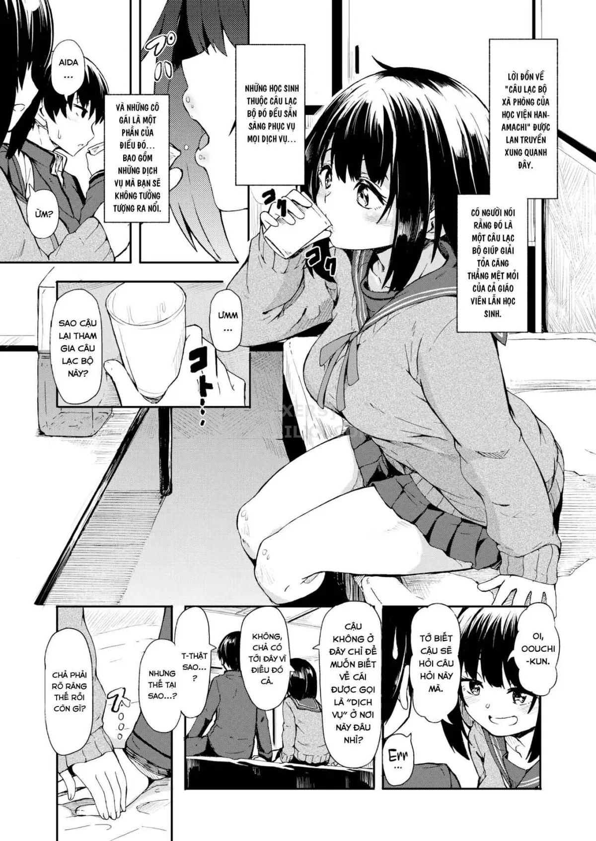 HentaiVN.net - Ảnh 5 - Hanamachi Academy’s Soapland Club - Chap 1