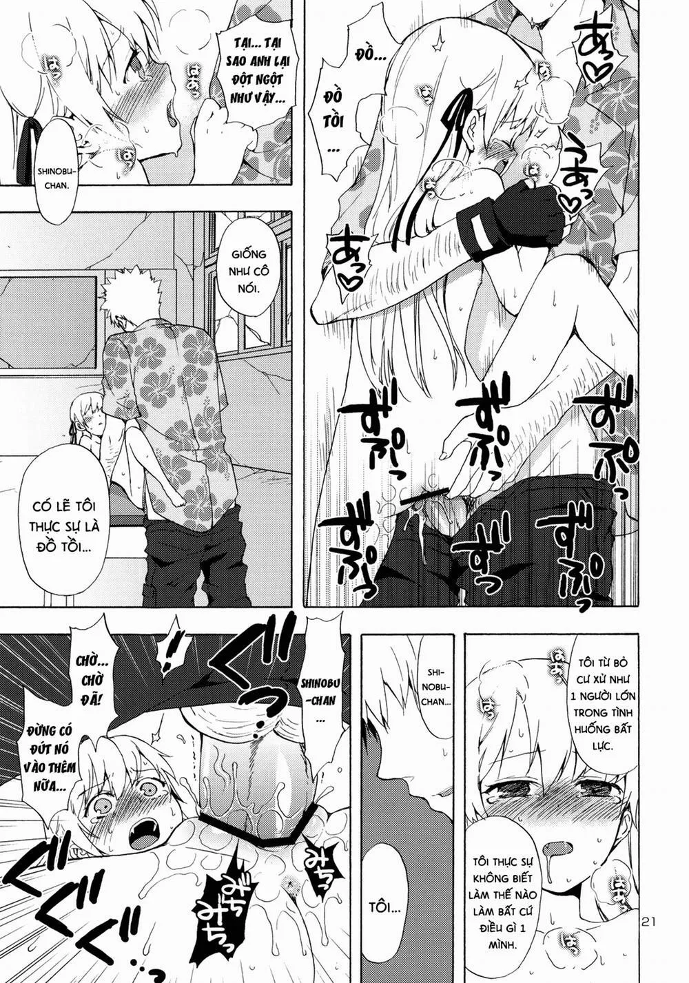 HentaiVN.net - Ảnh 21 - Oshino-San-Chi No Shinobu-Chan Doughnut Hen (Bakemonogatari) - Chap 1