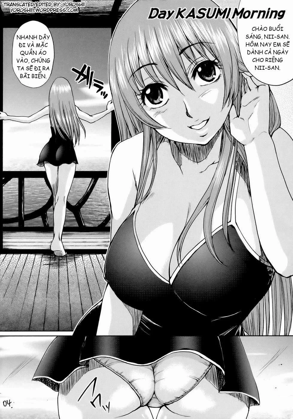 HentaiVN.net - Ảnh 1 - Beach Pai! Kasumi-chan Pink (Dead Or Alive) - Chap 1