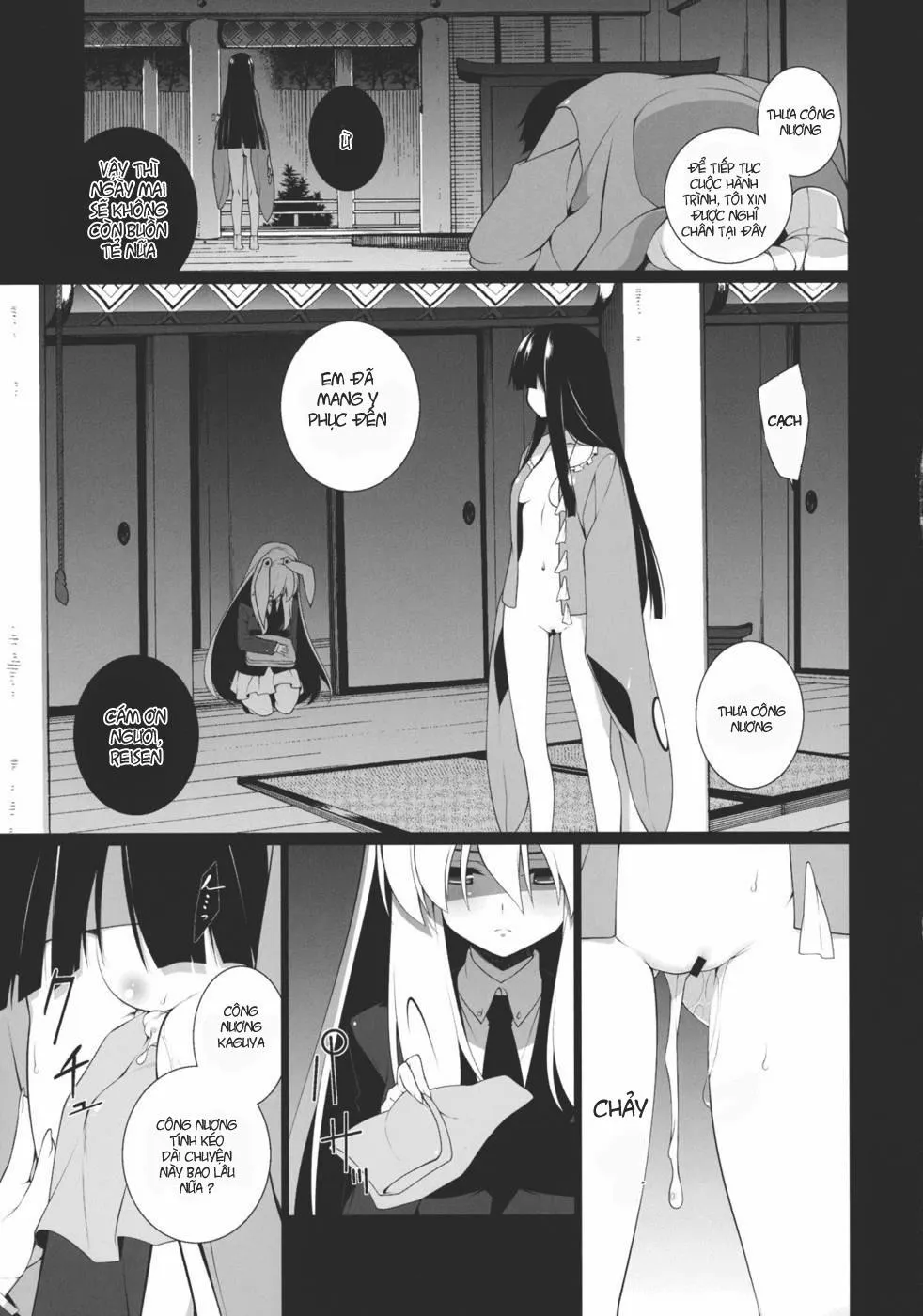 HentaiVN.net - Ảnh 4 - HI-Gin No Saji, Kuroi Tsuki (Touhou) - Chap 1