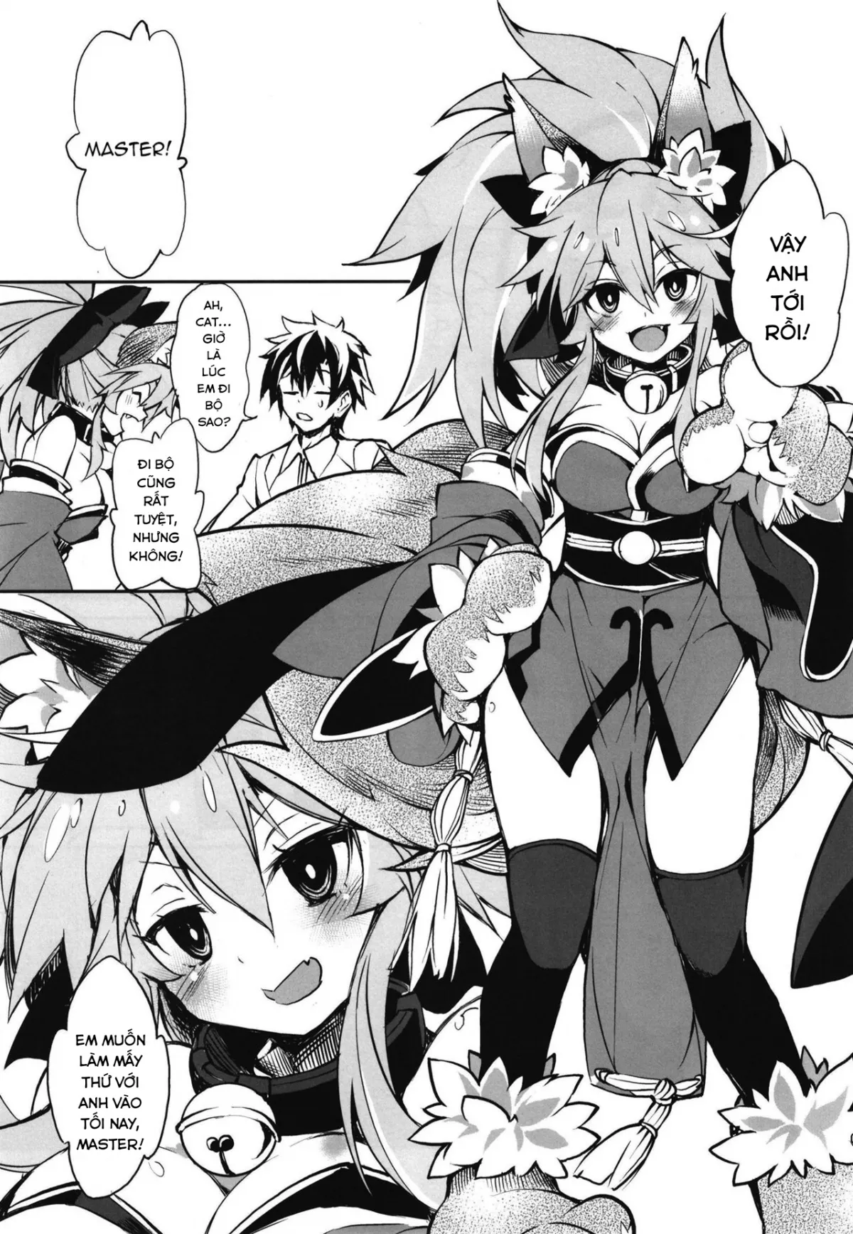HentaiVN.net - Ảnh 5 - Cat-chan Kozukuri Daisakusen [Cat-chan's Childmaking Grand Strategy; きゃっとちゃん子作大作戦] - Chap 1