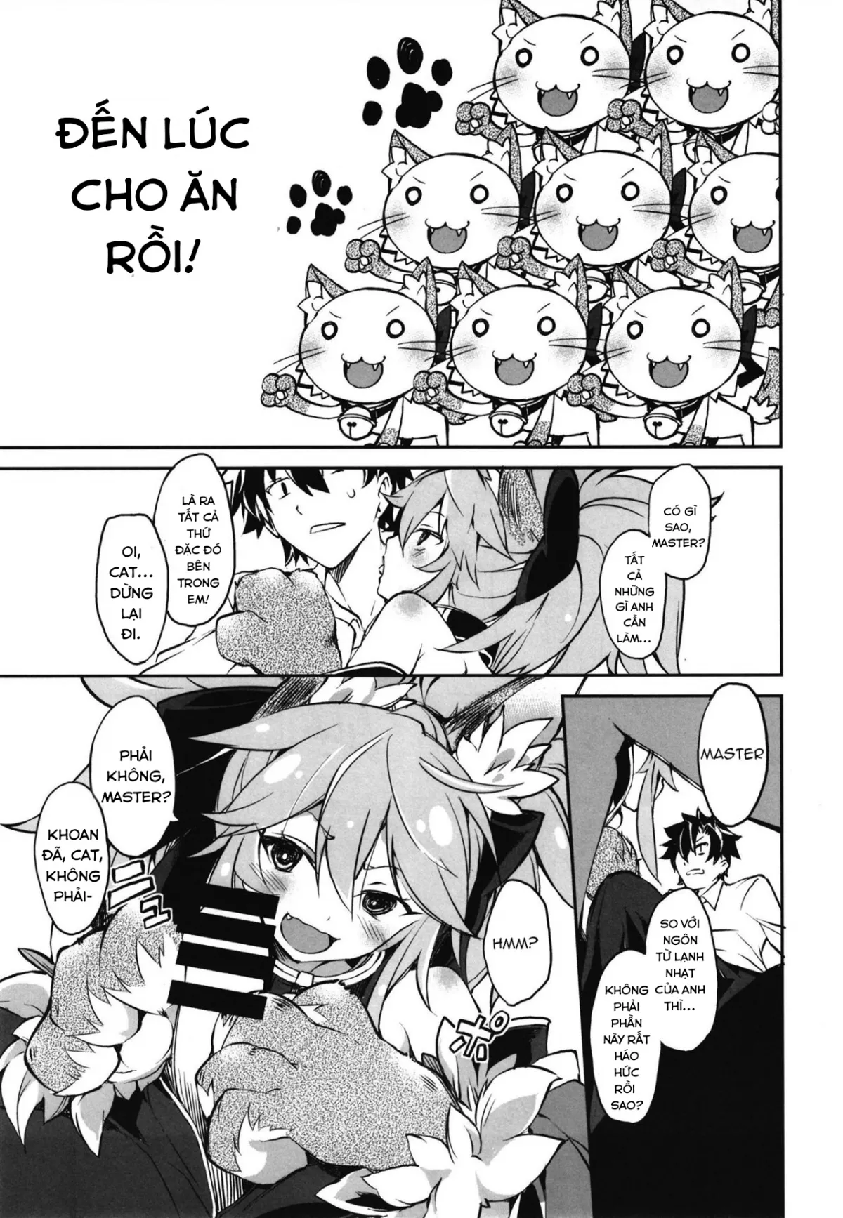 HentaiVN.net - Ảnh 7 - Cat-chan Kozukuri Daisakusen [Cat-chan's Childmaking Grand Strategy; きゃっとちゃん子作大作戦] - Chap 1