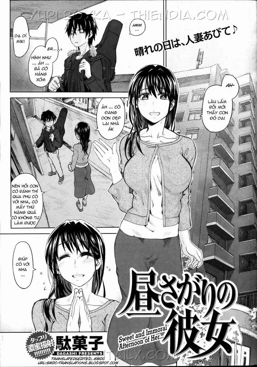 HentaiVN.net - Ảnh 1 - Hirusagari no Kanojo - Chap 1