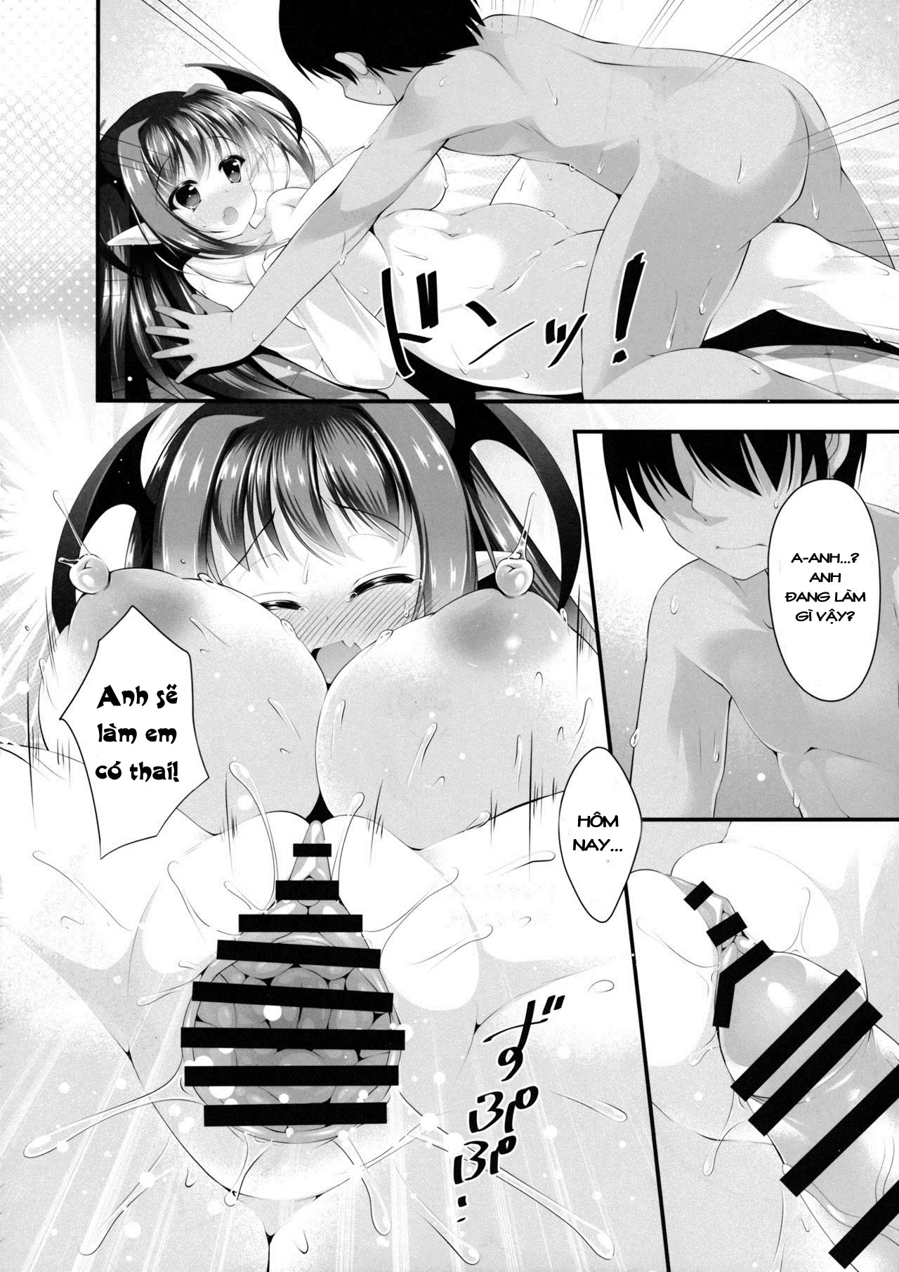 HentaiVN.net - Ảnh 10 - Konomama dewa Koakuma to Deki Kon Shite Shimau!? (Touhou) - Chap 1