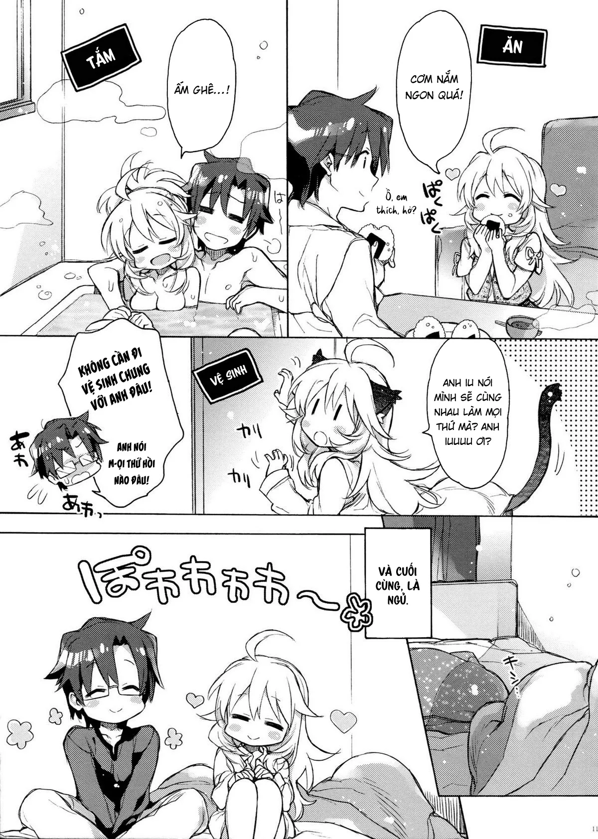 HentaiVN.net - Ảnh 11 - Miki Hoshii series [Honey to Miki to Kono Omoi; Honey and Miki's Feelings; 2nd bell; Sekaijuu no Hana o Motte Kimi ni Aisareni Kitanda; MIRACLE STARTER; Kawaigatte, Kawaigararete; Koremade no Ohanashi.] - Chap 1