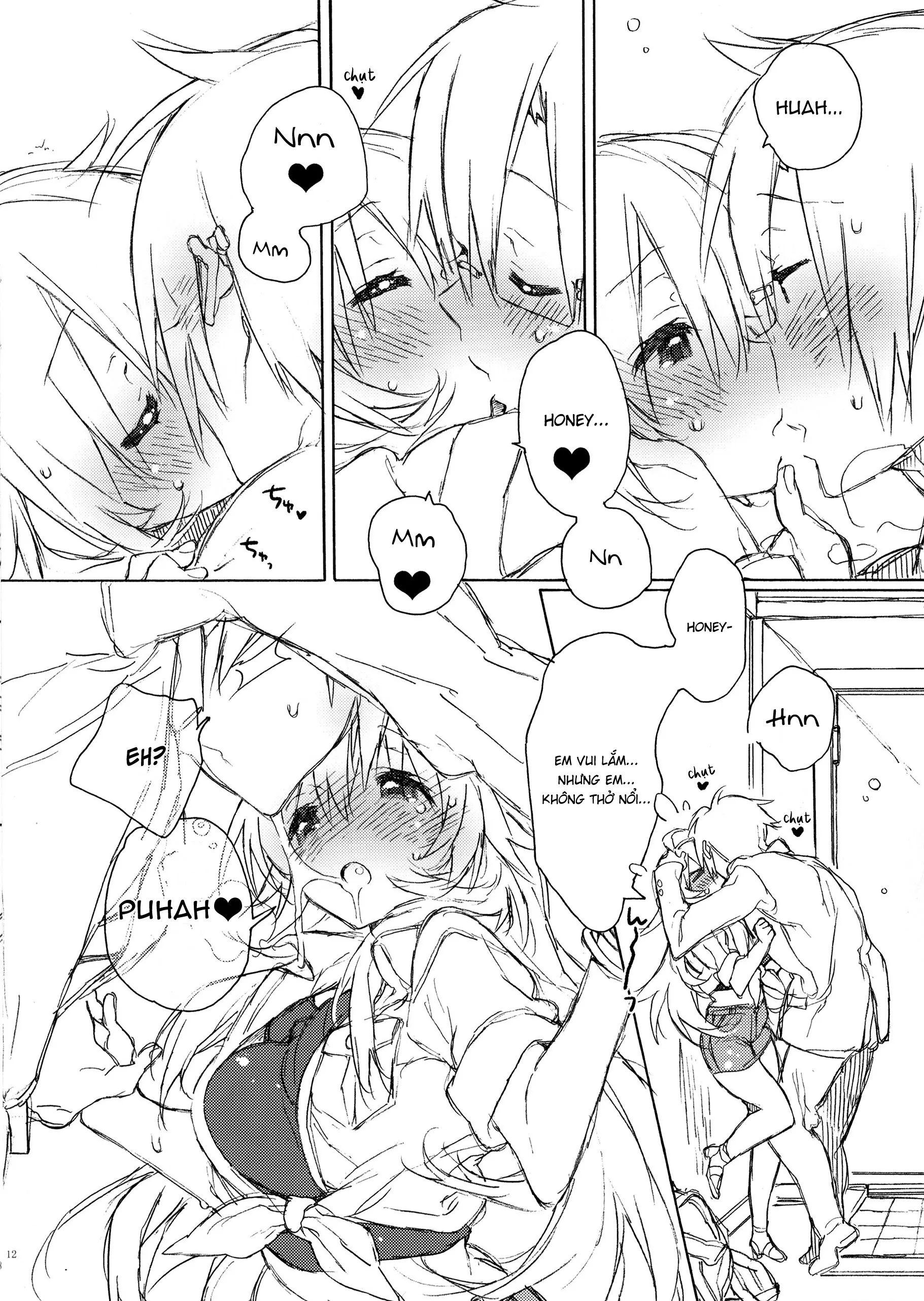 HentaiVN.net - Ảnh 13 - Miki Hoshii series [Honey to Miki to Kono Omoi; Honey and Miki's Feelings; 2nd bell; Sekaijuu no Hana o Motte Kimi ni Aisareni Kitanda; MIRACLE STARTER; Kawaigatte, Kawaigararete; Koremade no Ohanashi.] - Chap 2