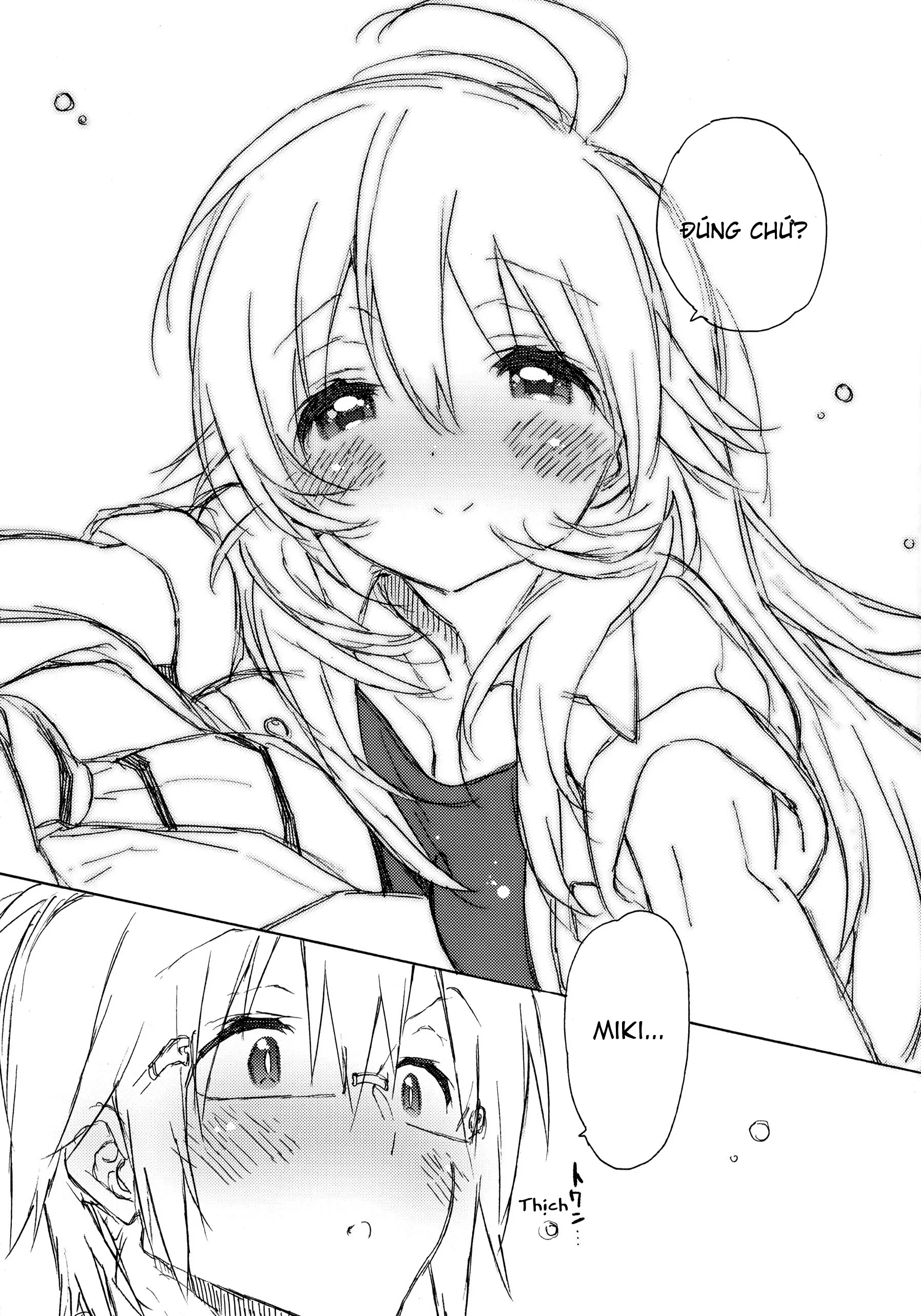 HentaiVN.net - Ảnh 16 - Miki Hoshii series [Honey to Miki to Kono Omoi; Honey and Miki's Feelings; 2nd bell; Sekaijuu no Hana o Motte Kimi ni Aisareni Kitanda; MIRACLE STARTER; Kawaigatte, Kawaigararete; Koremade no Ohanashi.] - Chap 2