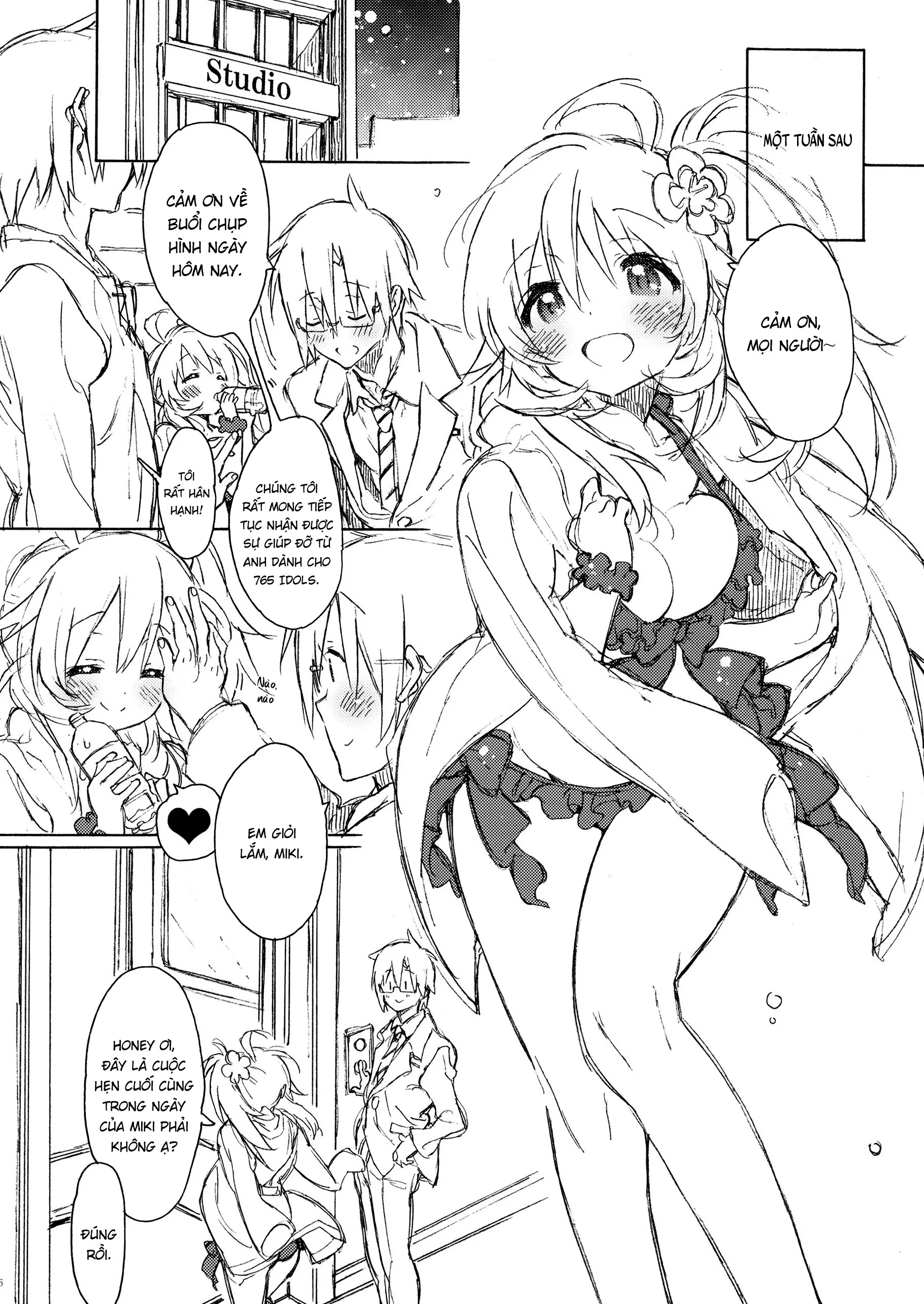 HentaiVN.net - Ảnh 7 - Miki Hoshii series [Honey to Miki to Kono Omoi; Honey and Miki's Feelings; 2nd bell; Sekaijuu no Hana o Motte Kimi ni Aisareni Kitanda; MIRACLE STARTER; Kawaigatte, Kawaigararete; Koremade no Ohanashi.] - Chap 2