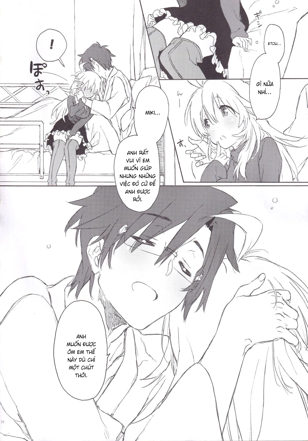 HentaiVN.net - Ảnh 9 - Miki Hoshii series [Honey to Miki to Kono Omoi; Honey and Miki's Feelings; 2nd bell; Sekaijuu no Hana o Motte Kimi ni Aisareni Kitanda; MIRACLE STARTER; Kawaigatte, Kawaigararete; Koremade no Ohanashi.] - Chap 3