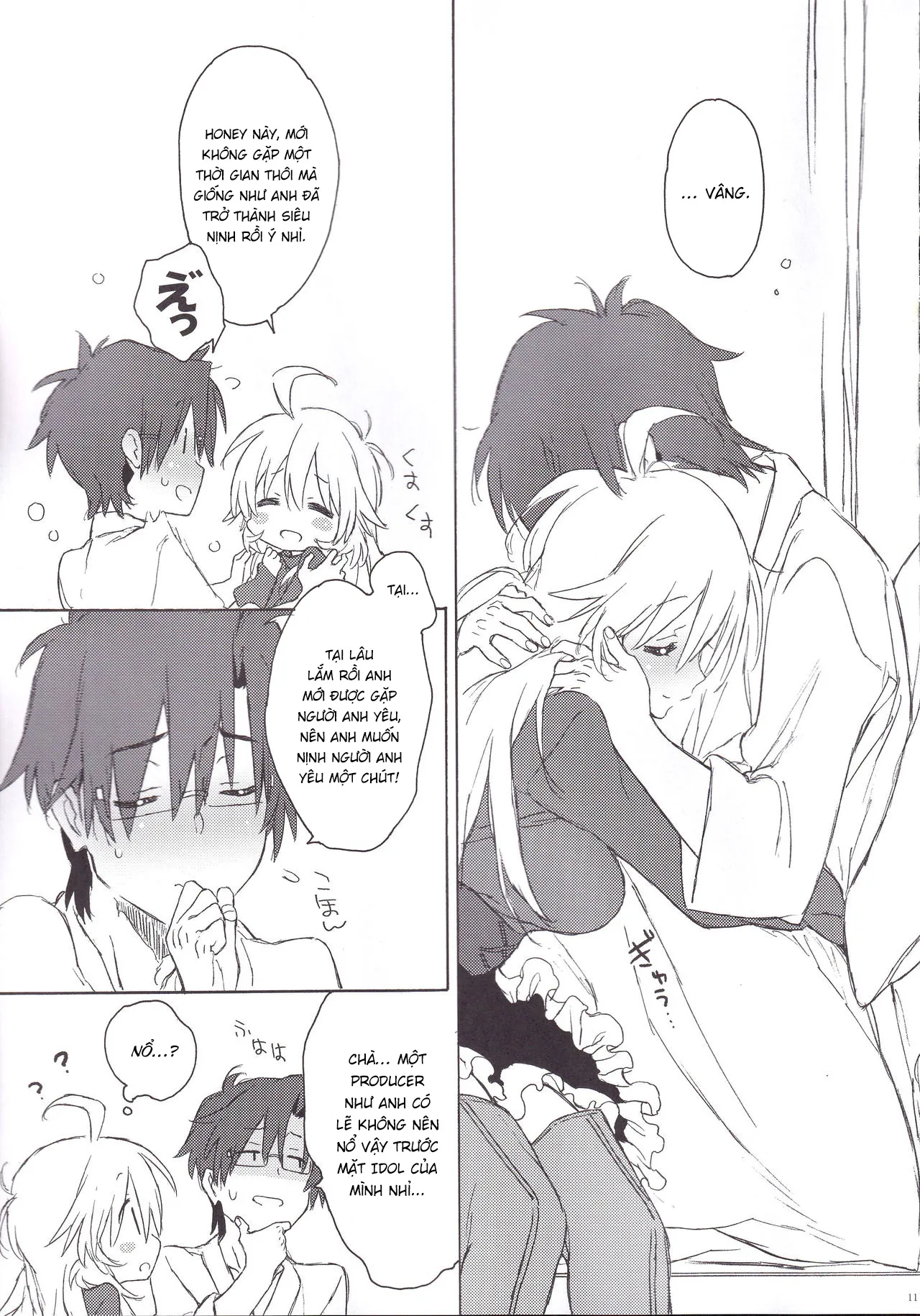 HentaiVN.net - Ảnh 10 - Miki Hoshii series [Honey to Miki to Kono Omoi; Honey and Miki's Feelings; 2nd bell; Sekaijuu no Hana o Motte Kimi ni Aisareni Kitanda; MIRACLE STARTER; Kawaigatte, Kawaigararete; Koremade no Ohanashi.] - Chap 3