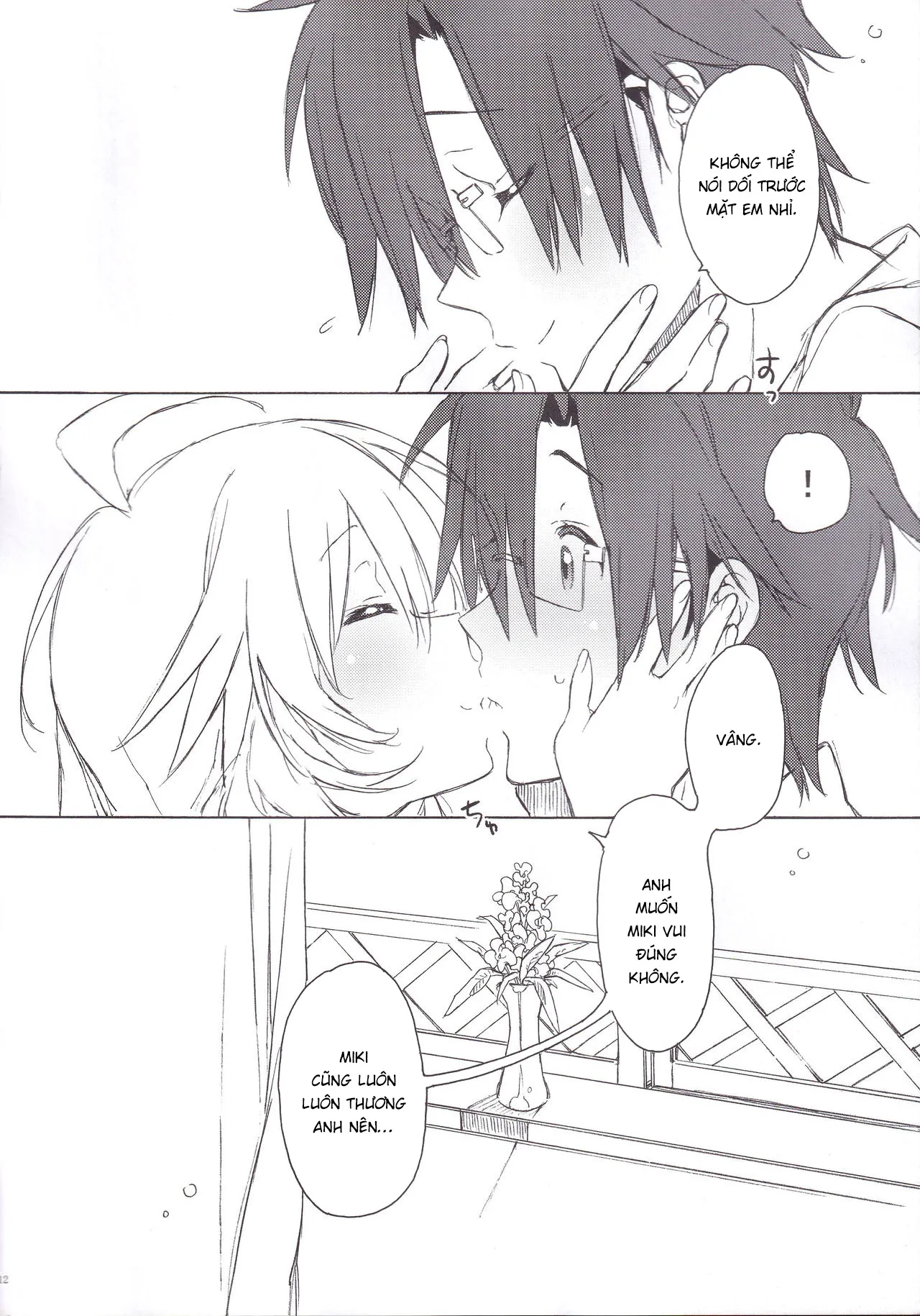 HentaiVN.net - Ảnh 11 - Miki Hoshii series [Honey to Miki to Kono Omoi; Honey and Miki's Feelings; 2nd bell; Sekaijuu no Hana o Motte Kimi ni Aisareni Kitanda; MIRACLE STARTER; Kawaigatte, Kawaigararete; Koremade no Ohanashi.] - Chap 3