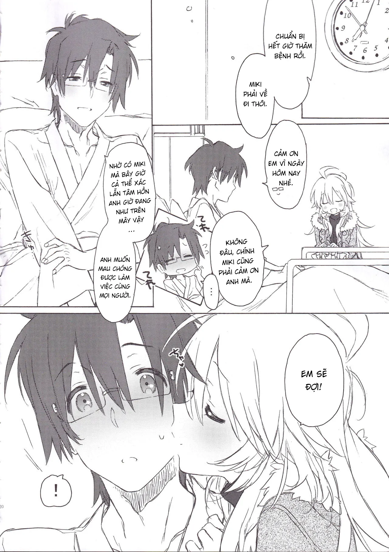 HentaiVN.net - Ảnh 19 - Miki Hoshii series [Honey to Miki to Kono Omoi; Honey and Miki's Feelings; 2nd bell; Sekaijuu no Hana o Motte Kimi ni Aisareni Kitanda; MIRACLE STARTER; Kawaigatte, Kawaigararete; Koremade no Ohanashi.] - Chap 3