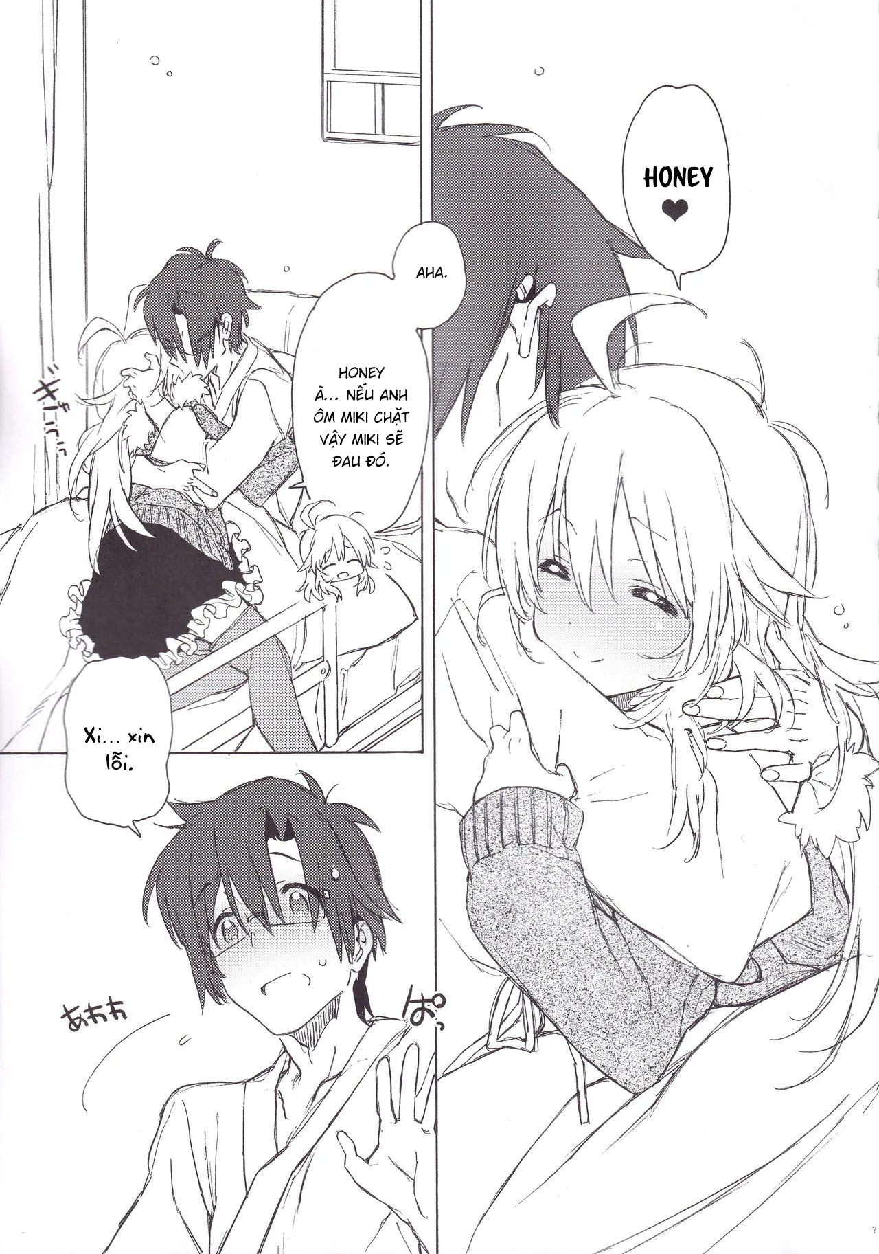 HentaiVN.net - Ảnh 6 - Miki Hoshii series [Honey to Miki to Kono Omoi; Honey and Miki's Feelings; 2nd bell; Sekaijuu no Hana o Motte Kimi ni Aisareni Kitanda; MIRACLE STARTER; Kawaigatte, Kawaigararete; Koremade no Ohanashi.] - Chap 3
